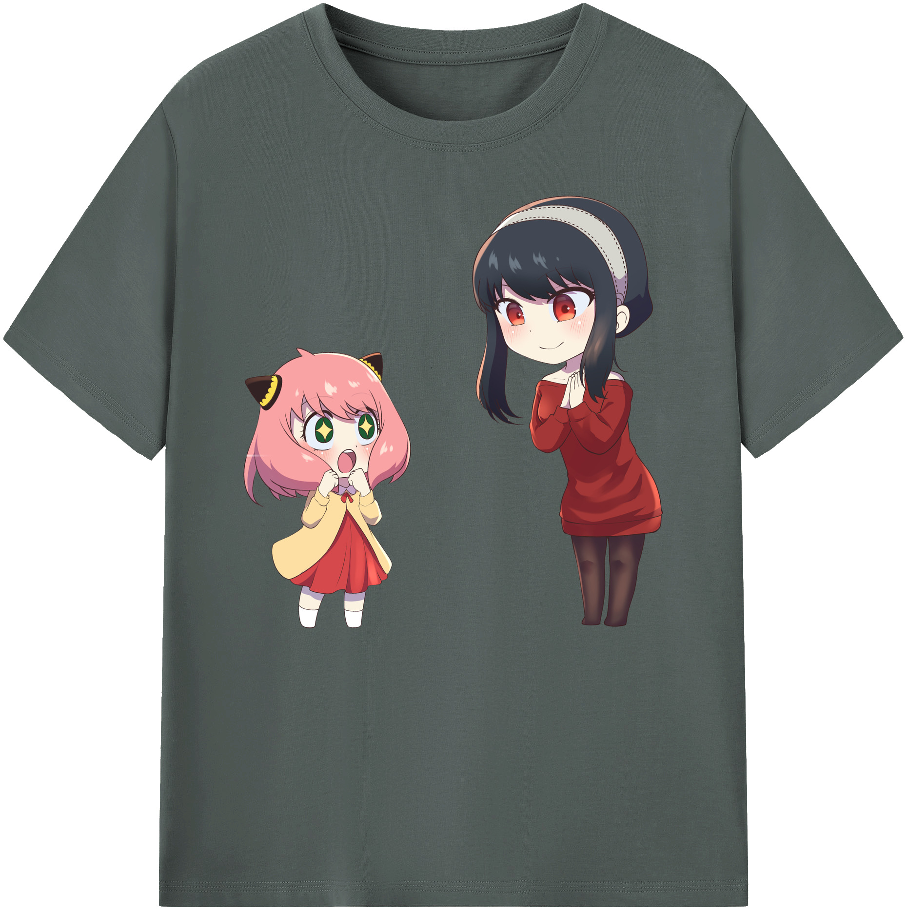 （画像用） SPY×FAMILY间谍家家酒 綿100％ メンズ半袖Tシャツ｜肌触りやわらか＆通気性